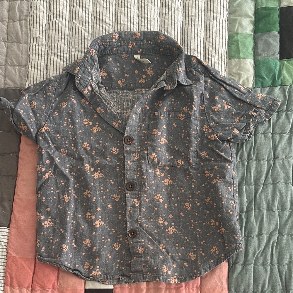 Rylee + Cru  Kids Shirt - Blue